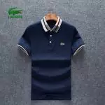 t-shirt lacoste homme new polo button blue